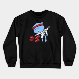 Karate Cat Crewneck Sweatshirt